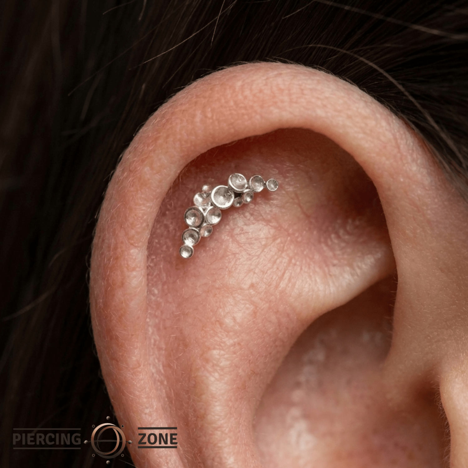 Neptune Pin - 14K Gold Threadless End - piercing - zone.com