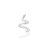 Noodle – Mini Serpent Curve – 14K Gold Threadless End - piercing - zone.com