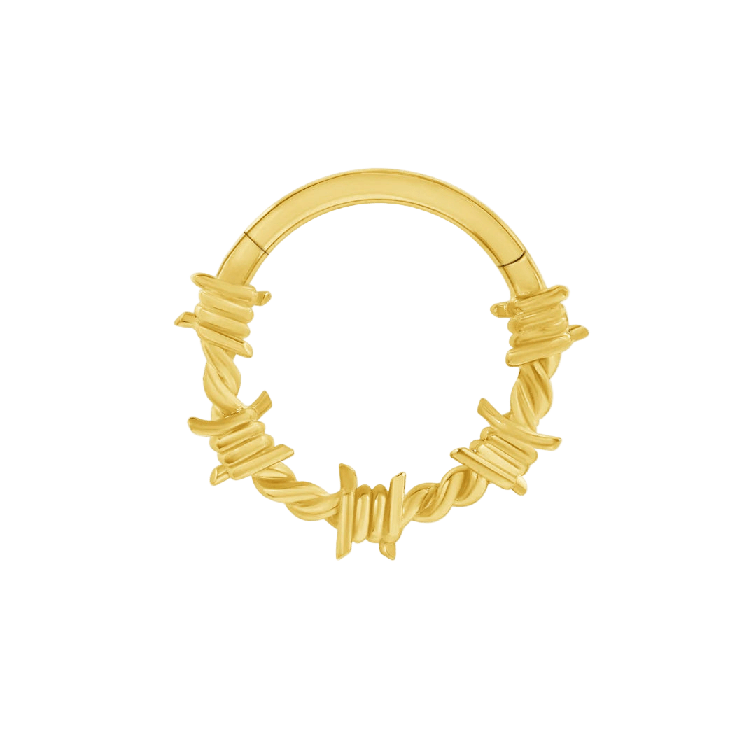 Northmen Crown Clicker – 14K & 18K Gold - piercing - zone.com