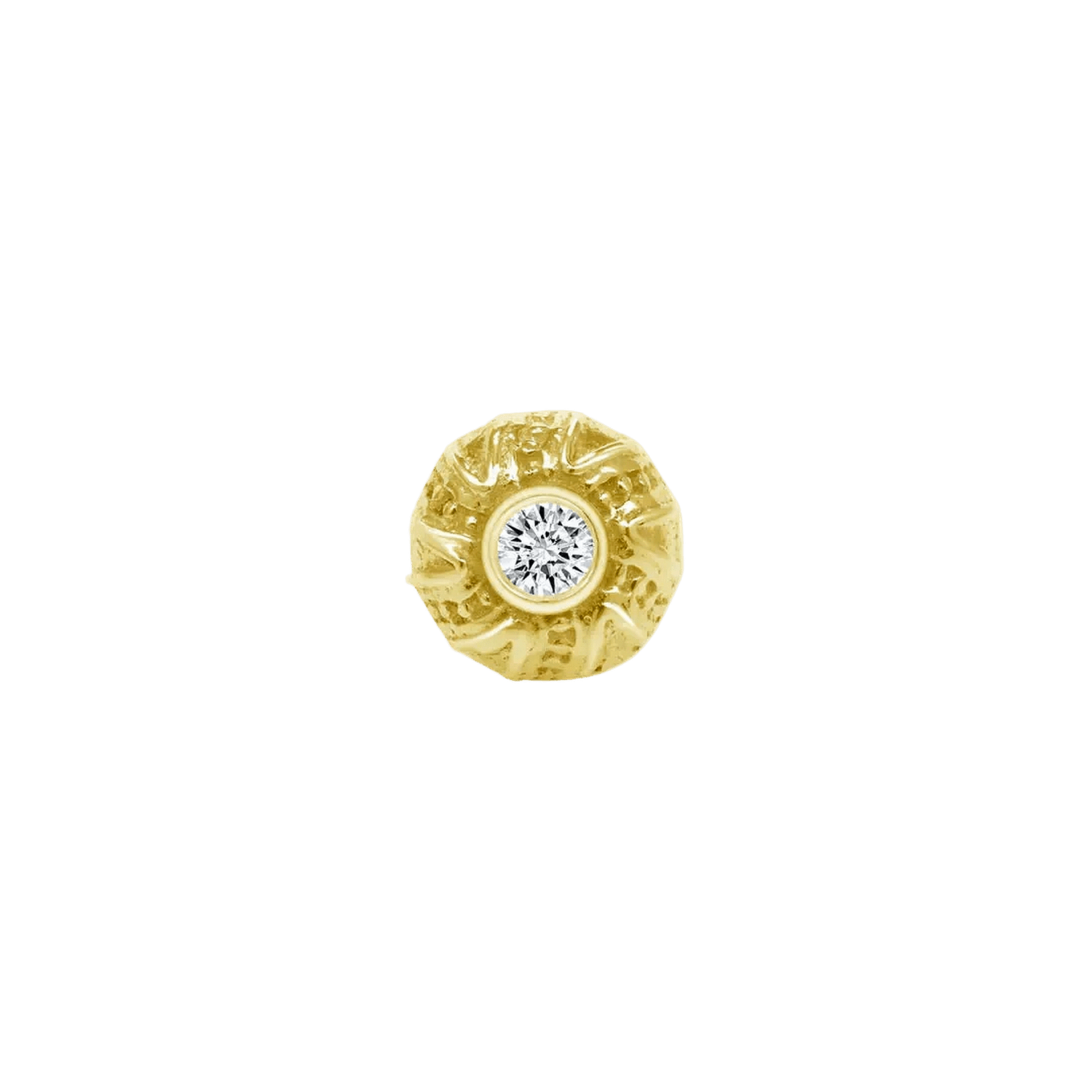 Nova – 14K Gold Threadless/Threaded End - piercing-zone.com