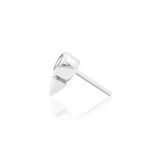 Octavia – CZ Bezel Spike – 14K Gold Threadless End - piercing - zone.com