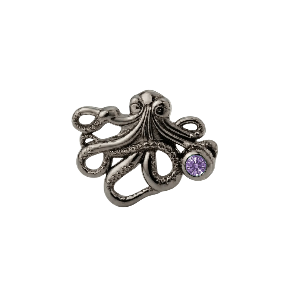 Octopus – 14K Gold Threadless/Threaded End