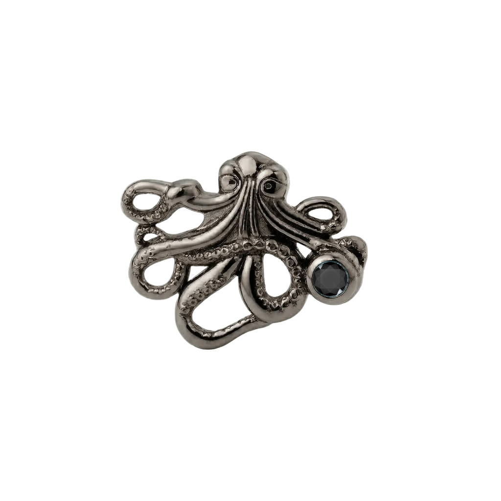Octopus – 14K Gold Threadless/Threaded End