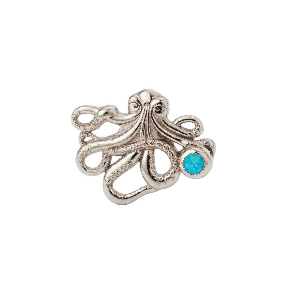 Octopus – 14K Gold Threadless/Threaded End