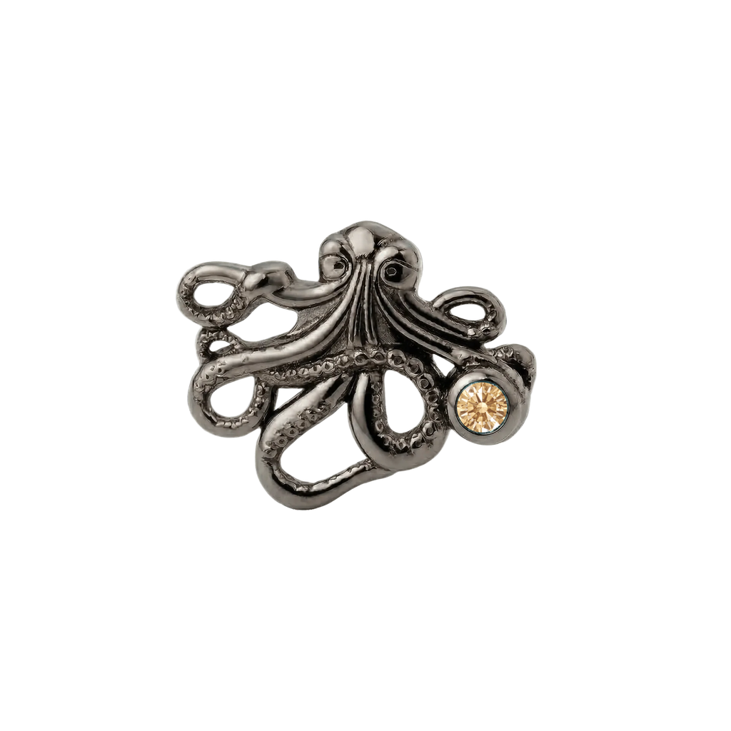 Octopus – 14K Gold Threadless/Threaded End