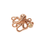 Octopus – 14K Gold Threadless/Threaded End