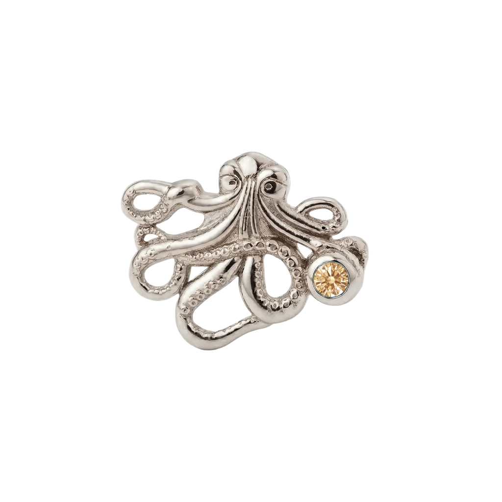 Octopus – 14K Gold Threadless/Threaded End