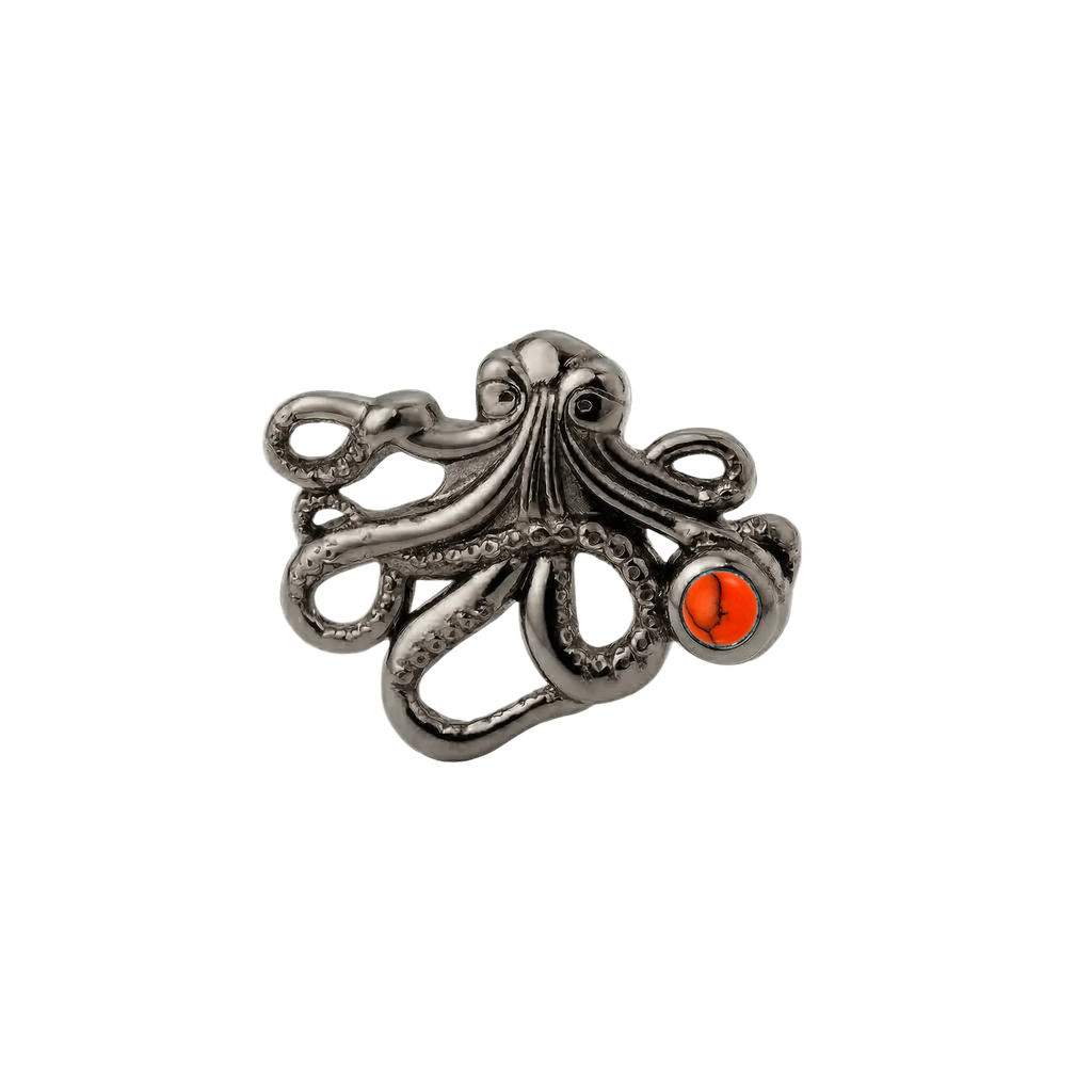 Octopus – 14K Gold Threadless/Threaded End