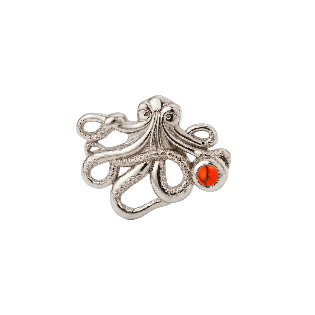 Octopus – 14K Gold Threadless/Threaded End