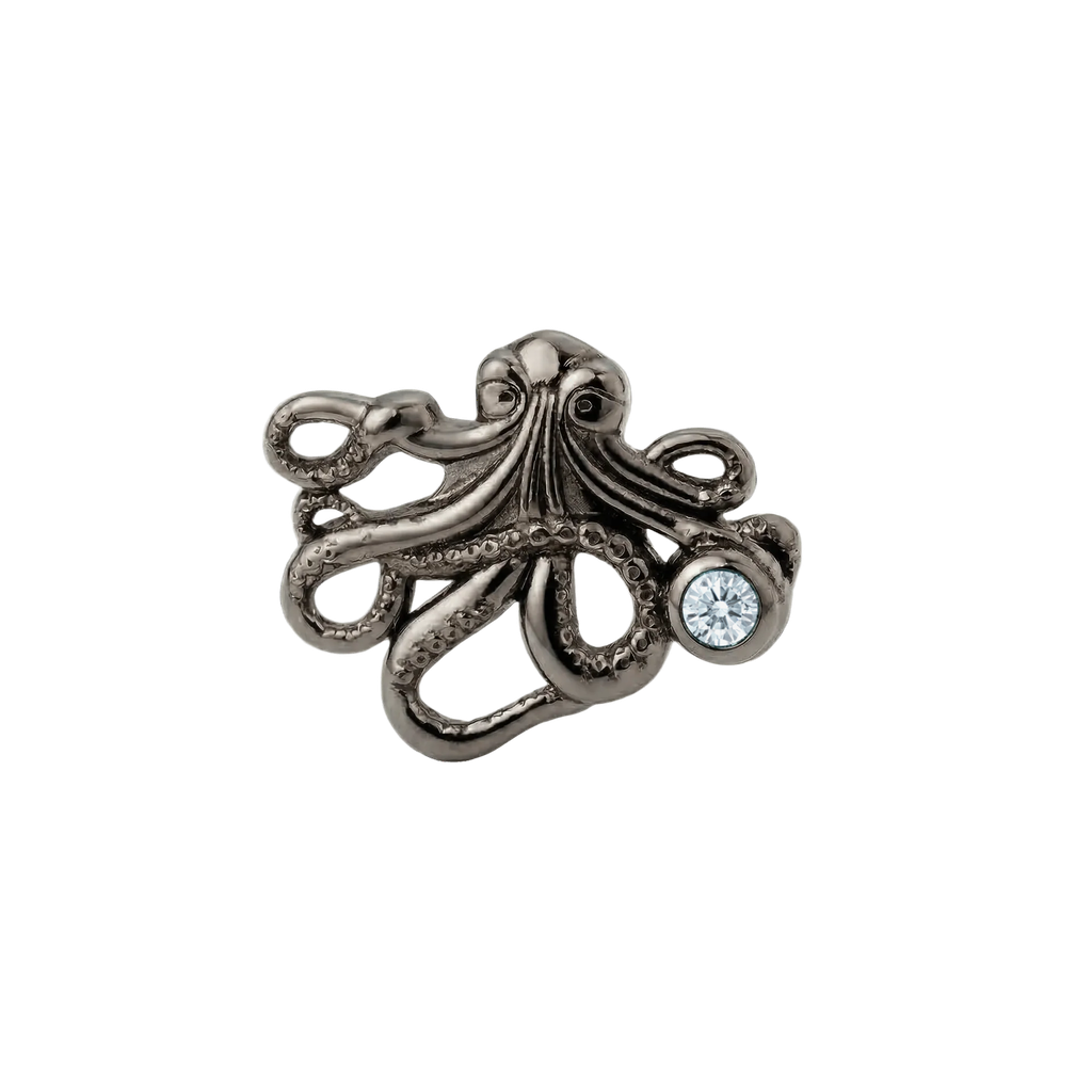 Octopus – 14K Gold Threadless/Threaded End