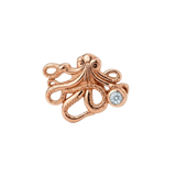 Octopus – 14K Gold Threadless/Threaded End