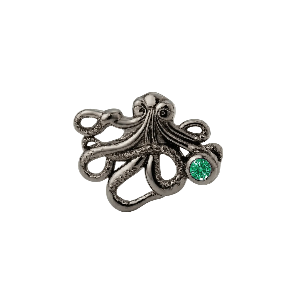 Octopus – 14K Gold Threadless/Threaded End