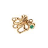 Octopus – 14K Gold Threadless/Threaded End