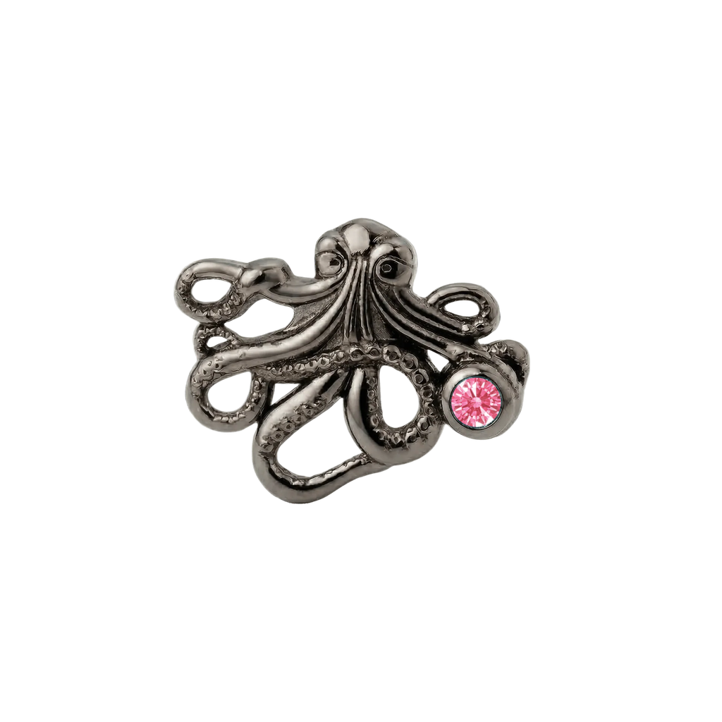 Octopus – 14K Gold Threadless/Threaded End