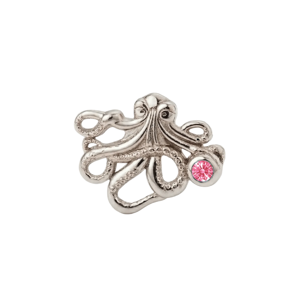 Octopus – 14K Gold Threadless/Threaded End