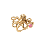 Octopus – 14K Gold Threadless/Threaded End
