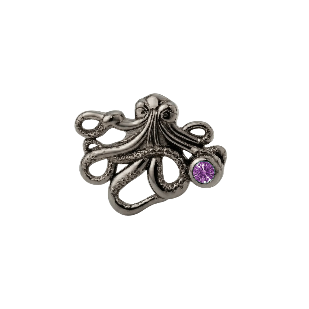 Octopus – 14K Gold Threadless/Threaded End