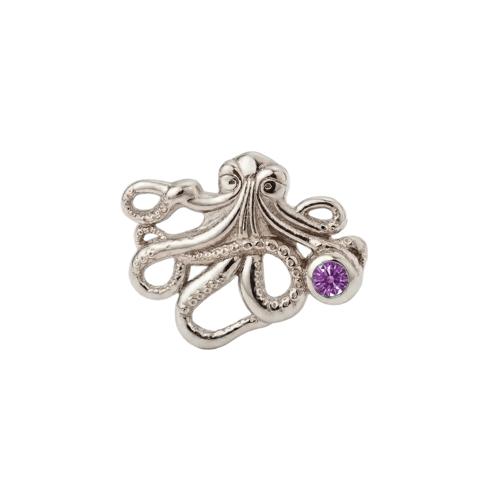 Octopus – 14K Gold Threadless/Threaded End