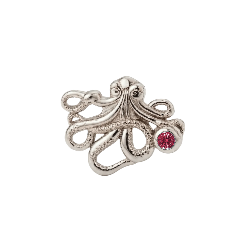 Octopus – 14K Gold Threadless/Threaded End
