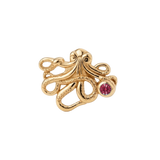 Octopus – 14K Gold Threadless/Threaded End
