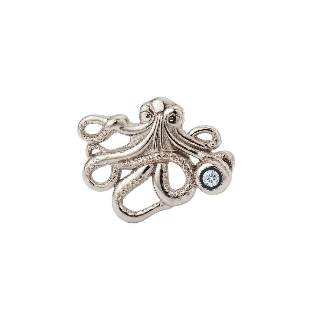 Octopus – 14K Gold Threadless/Threaded End
