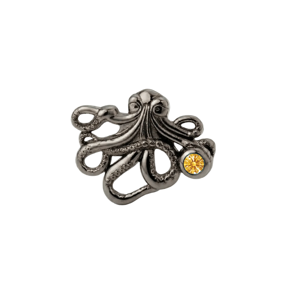 Octopus – 14K Gold Threadless/Threaded End