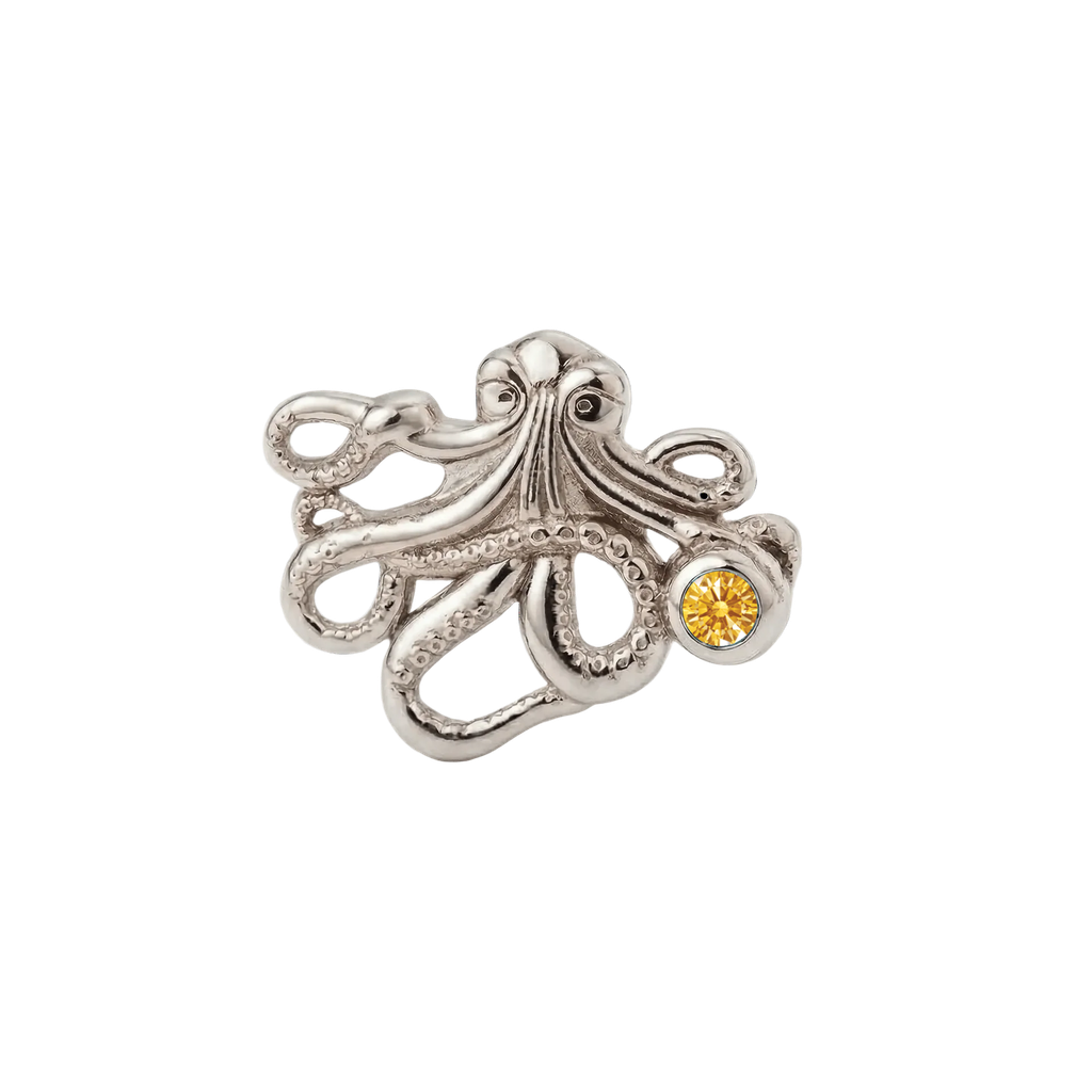 Octopus – 14K Gold Threadless/Threaded End