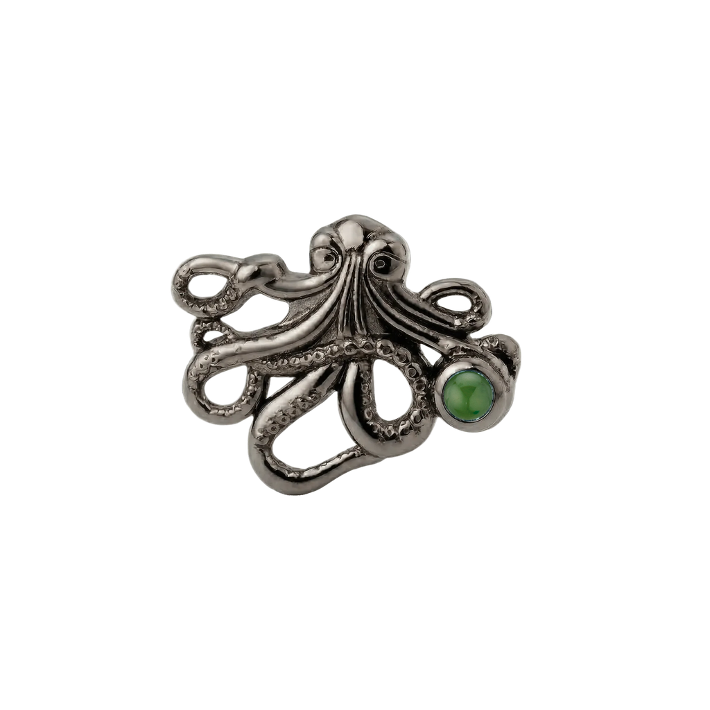 Octopus – 14K Gold Threadless/Threaded End