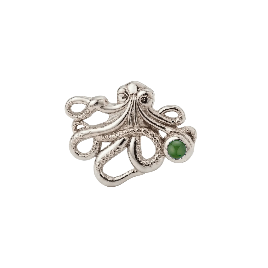 Octopus – 14K Gold Threadless/Threaded End