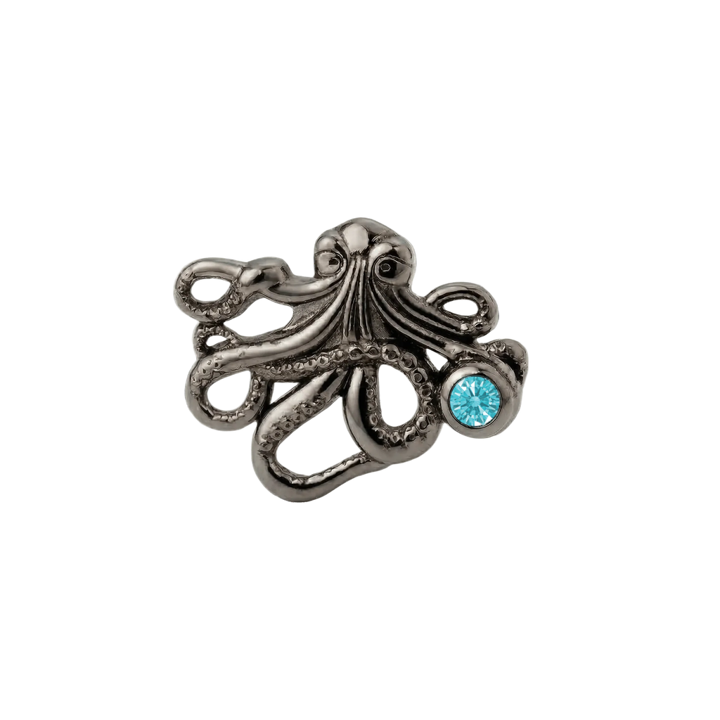 Octopus – 14K Gold Threadless/Threaded End