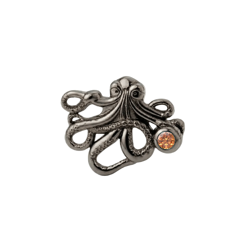 Octopus – 14K Gold Threadless/Threaded End