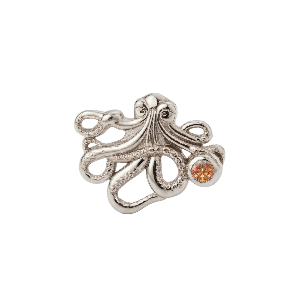 Octopus – 14K Gold Threadless/Threaded End