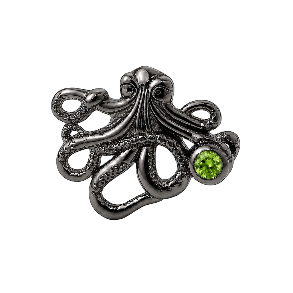 Octopus – 14K Gold Threadless/Threaded End