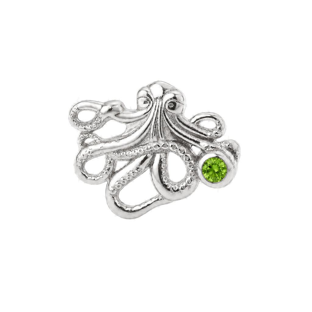 Octopus – 14K Gold Threadless/Threaded End