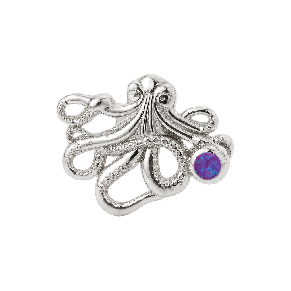 Octopus – 14K Gold Threadless/Threaded End