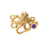 Octopus – 14K Gold Threadless/Threaded End