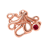 Octopus – 14K Gold Threadless/Threaded End
