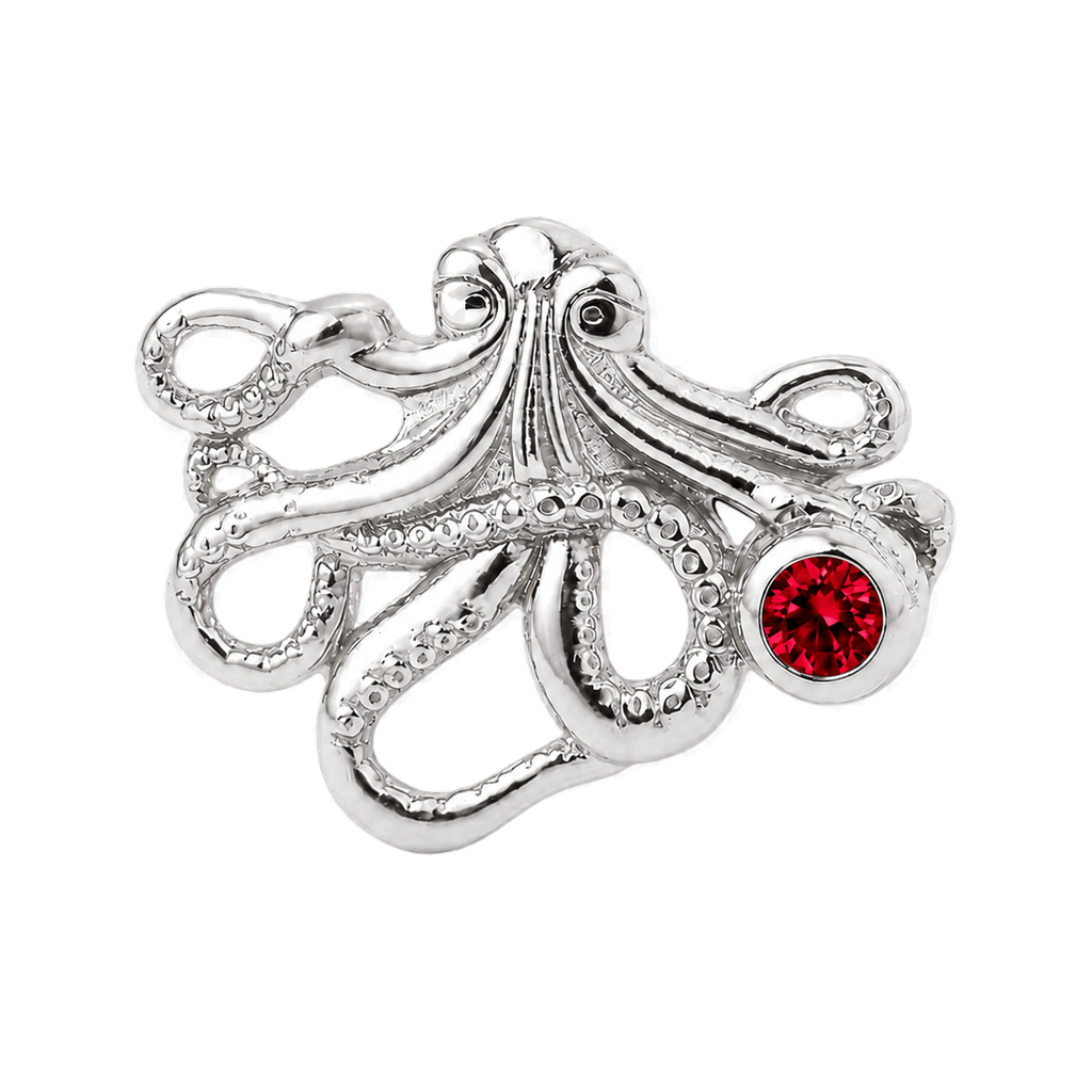 Octopus – 14K Gold Threadless/Threaded End