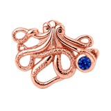 Octopus – 14K Gold Threadless/Threaded End