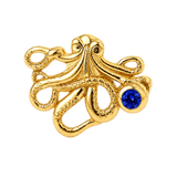 Octopus – 14K Gold Threadless/Threaded End