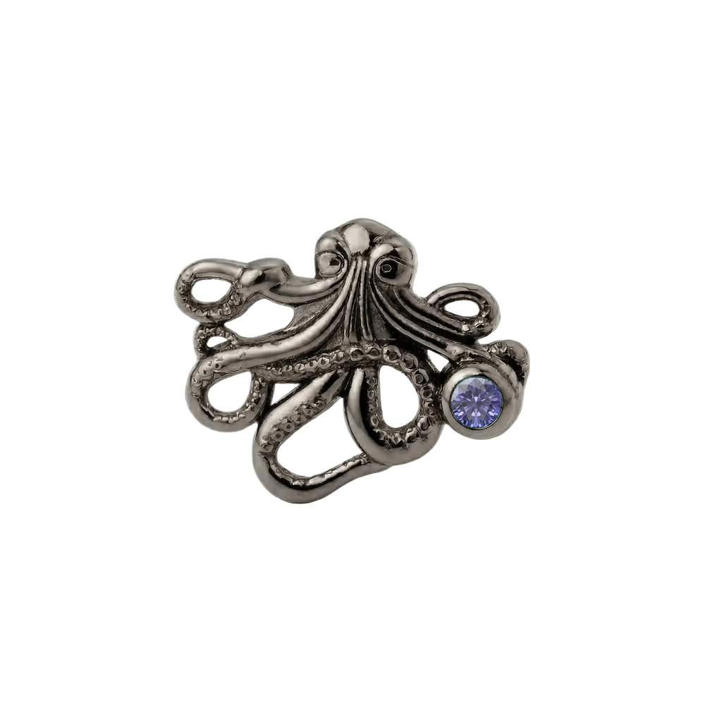 Octopus – 14K Gold Threadless/Threaded End