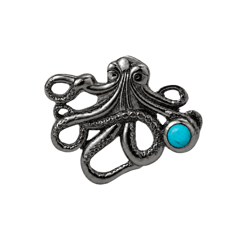 Octopus – 14K Gold Threadless/Threaded End
