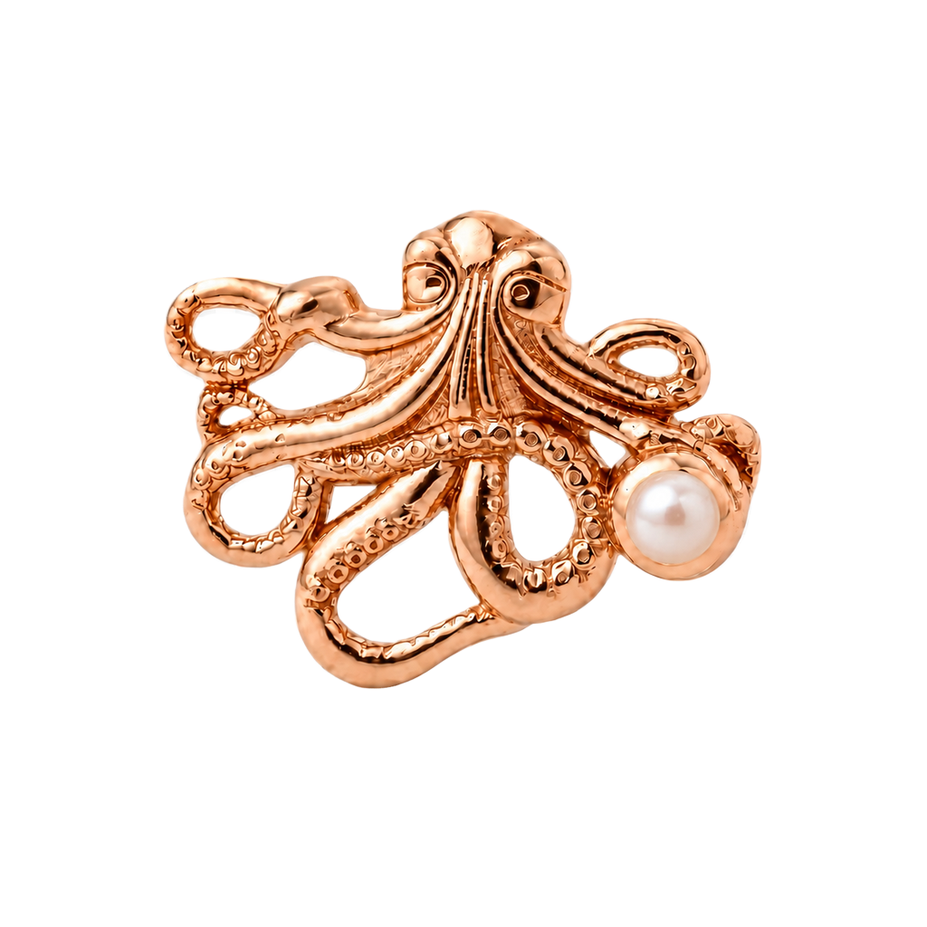 Octopus – 14K Gold Threadless/Threaded End