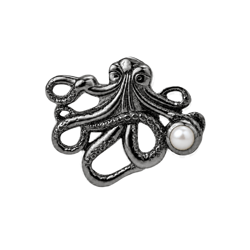 Octopus – 14K Gold Threadless/Threaded End - piercing-zone.com