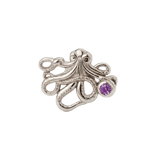 Octopus – 14K Gold Threadless/Threaded End - piercing-zone.com