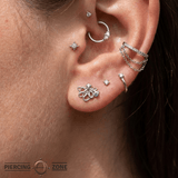 Octopus – 14K Gold Threadless/Threaded End - piercing - zone.com