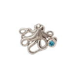 Octopus – 14K Gold Threadless/Threaded End - piercing - zone.com