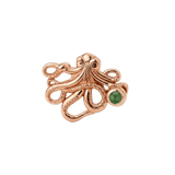 Octopus – 14K Gold Threadless/Threaded End - piercing-zone.com