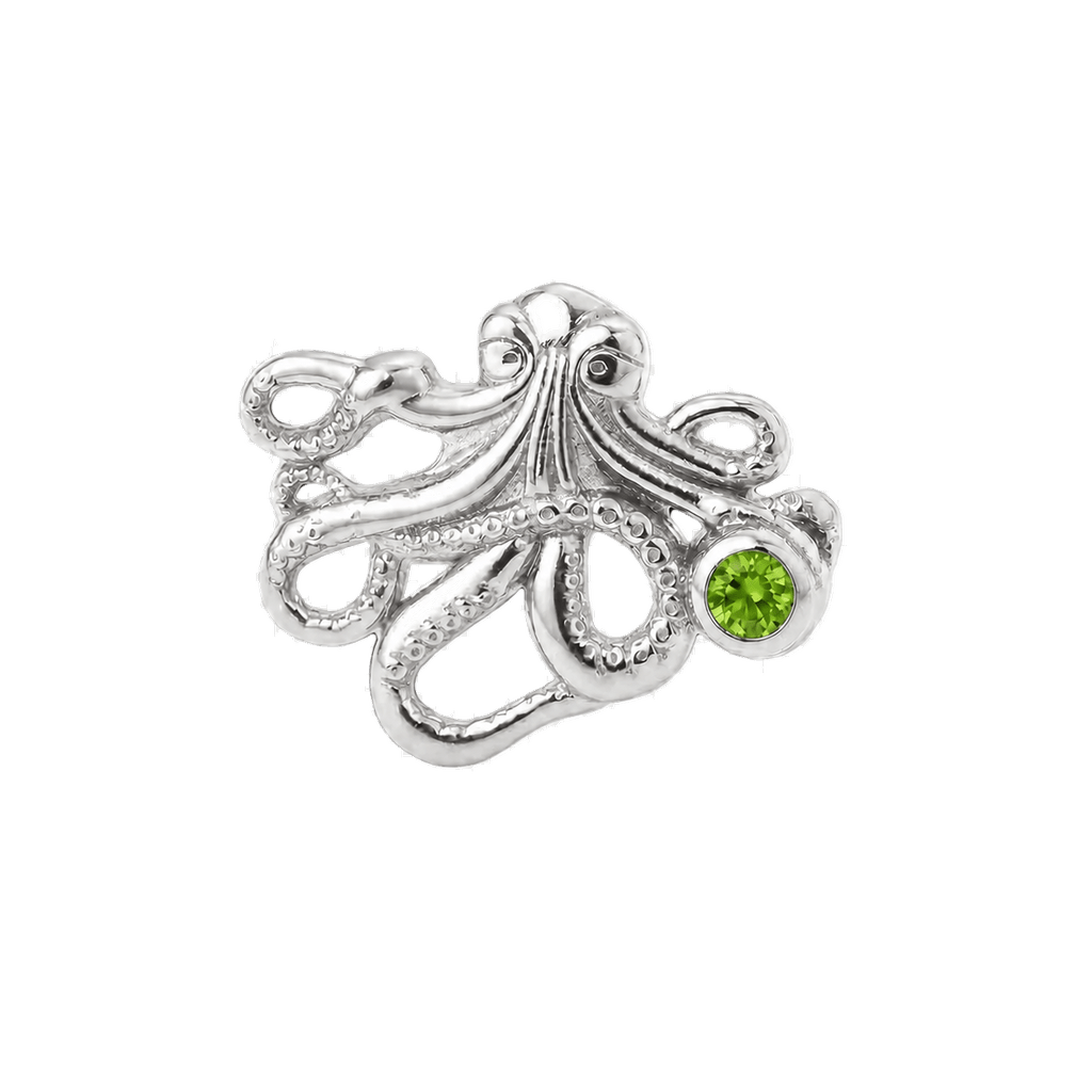 Octopus – 14K Gold Threadless/Threaded End - piercing-zone.com