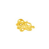 Octopus – 14K Gold Threadless/Threaded End - piercing - zone.com